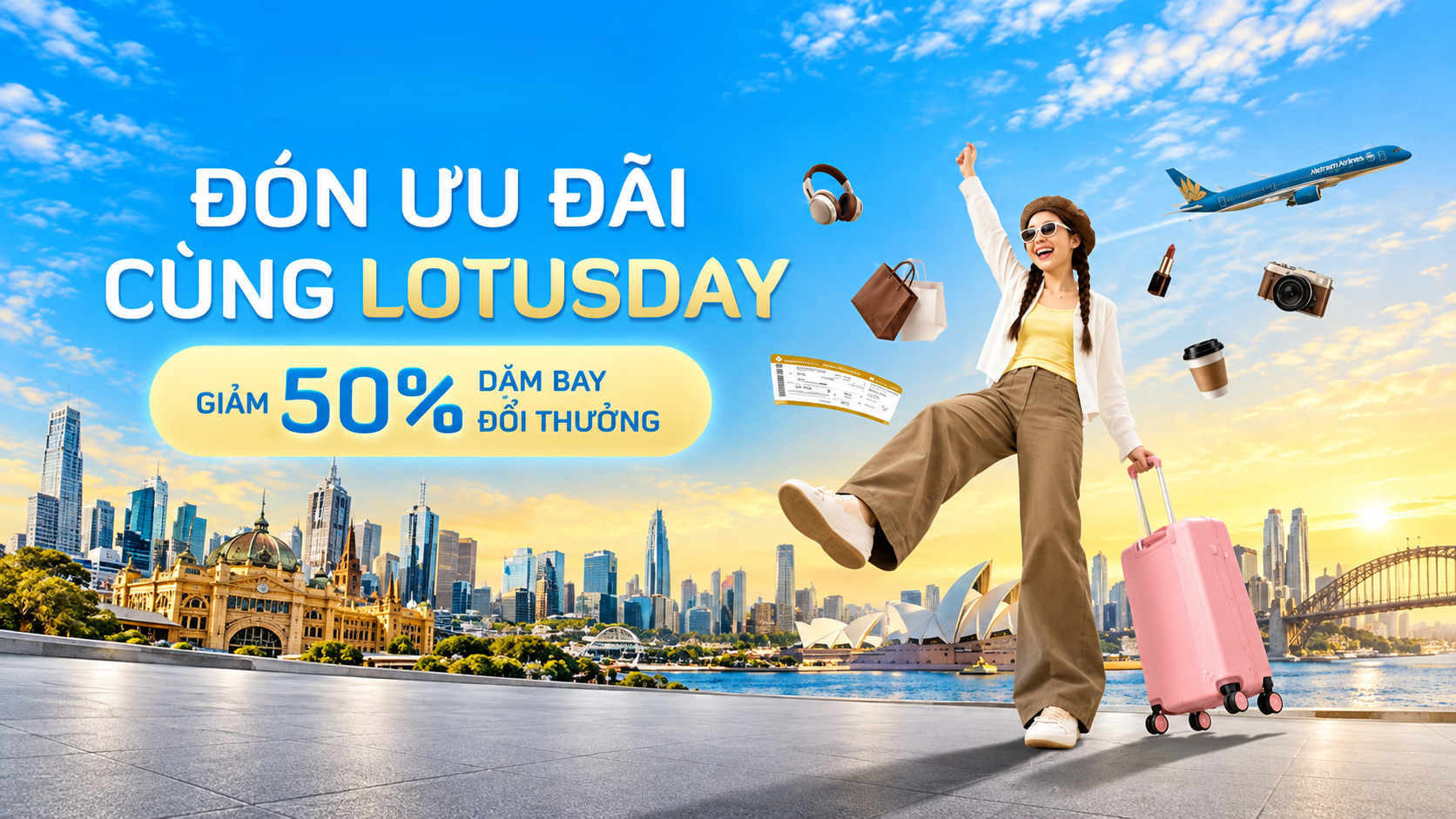 LOTUSMILES GIẢM 50% DẶM ĐỔI VÉ THƯỞNG VIETNAM AIRLINES ĐẾN 31/10/2026